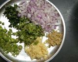 A picture of step 2 of Poha vada.