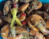 Foto langkah ke 4 dari resep Udang masak asam (masak kampung).