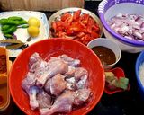 A picture of step 1 of Chicken Biryani.