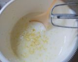 Foto langkah ke 4 dari resep Unicorn Pudding Cake with Vla Strawberry.