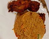 A picture of step 4 of Carrot rice.