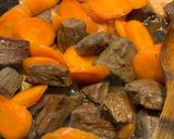 A picture of step 3 of Mel’s versions of Beef and Broccoli Stir Fry.