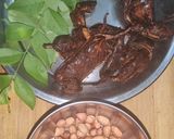 A picture of step 1 of Tamarind rice.