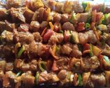 صورة لخطوة 2 من وصفة شيش طاووق مع الأرز 🍢🍚