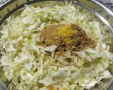 कॅबेज-मूगडाळ भजी (cabbage moongdal pakoda recipe in marathi) रेसिपी स्टेप 4 फोटो 