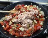 Une image de l'étape 13 de Aubergine violette italienne farcie thon tomates poivron.