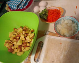 Foto del paso 1 de la receta: Tortilla de papas rústicas y zanahoria
