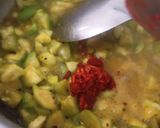 A picture of step 2 of Galka nu shak in deshi style.