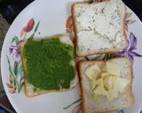 A picture of step 1 of Salad sandwich.