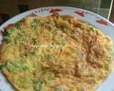 Foto langkah ke 4 dari resep Telur Dadar Sawi Hijau.
