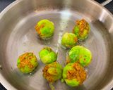 A picture of step 3 of Stuffed Brussels Sprouts Sabji.