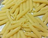 A picture of step 1 of Pizza Pasta Sticks.