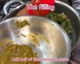 A picture of step 3 of Green and Chermoula Potato Pie.