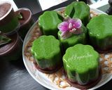 Foto langkah ke 5 dari resep Puding Lumut Coklat Duo.