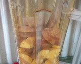 A picture of step 2 of Arrow root Smoothie#4 weeks challenge #.