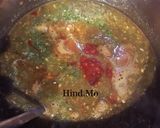 A picture of step 2 of Cooked Green Chili Sauce (Daqoos).