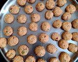 A picture of step 5 of Cottage cheese mixed veggies popcorns.