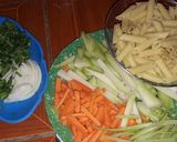 Foto del paso 1 de la receta: Pasta con vegetales 🥣