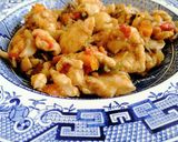 Foto del paso 10 de la receta: Pollo con verduras y salsa de soja