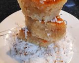 A picture of step 6 of Basbousa.