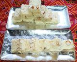 A picture of step 3 of Paneer Milk Coconut Burfi.