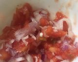A picture of step 2 of Tamater garlic chutney.
