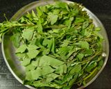 बथुआ चना दाल साग रेसिपी चरण 1 फोटो