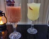 A picture of step 2 of Orange drink and Fruits smoothie.