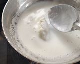 A picture of step 1 of Rose Pudding.