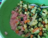 Foto del passaggio 2 della ricetta Polpettine di tacchino e verdure