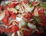 A picture of step 3 of Beef Cubes with Onions and Peppers 🧅🫑.