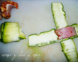 Foto del paso 3 de la receta: Lomo al horno envuelto en calabacín