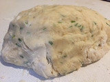 Bolinho de mandioca recheada (Bollitos de mandioca rellena)