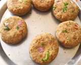 A picture of step 3 of Kale chane ki cutlet.