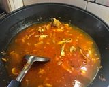 A picture of step 7 of Ohn No Khauk Swe / Burmese Laksa.