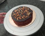 A picture of step 14 of Ragi Chocolate Cake with Walnut Crunch.