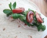 Une image de l'étape 3 de Wraps poulet.
