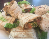 A picture of step 6 of Wrap bread beef.