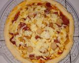 Foto langkah ke 4 dari resep Pizza coklat pisang.