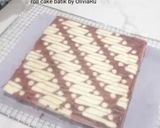 Foto langkah ke 9 dari resep Roll cake brownies batik.
