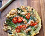 Foto langkah ke 4 dari resep Pajeon (Green Onion Korean Pancake).