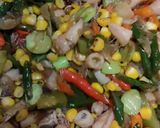 Foto langkah ke 8 dari resep Cumi Asin Pelangi.