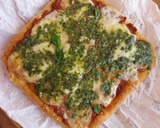 Foto del paso 13 de la receta: Focaccia casera de boloñesa, queso y pesto