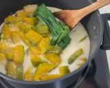 A picture of step 1 of Squash mini & Young Coconut in Sweet Coconut Milk.