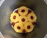 A picture of step 3 of Rice Cooker Pineapple Upside-down Cake.