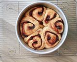 Hình bước làm 18 của món Bánh mỳ quế nho - Cinnamon raisin rolls