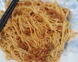 Hình bước làm 6 của món Mỳ ý sốt cà thịt heo