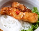 Hình bước làm 4 của món Bún cá chấm