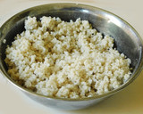 பெர்ல்ட் கொடோ மில்லட் வ்ரைட், பாக் சொய் (pearled kodo millet  stir fried with bok choy) ரெசிபி ஸ்டேப் 3 புகைப்படம்