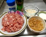A picture of step 4 of Hamburg Steak (ハンバーグ).
